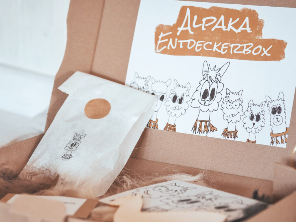 Box rund um Alpakas