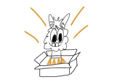 Alpaka-Entdeckerbox-Zeichnung Alpaka-Entdeckerbox-Zeichnung